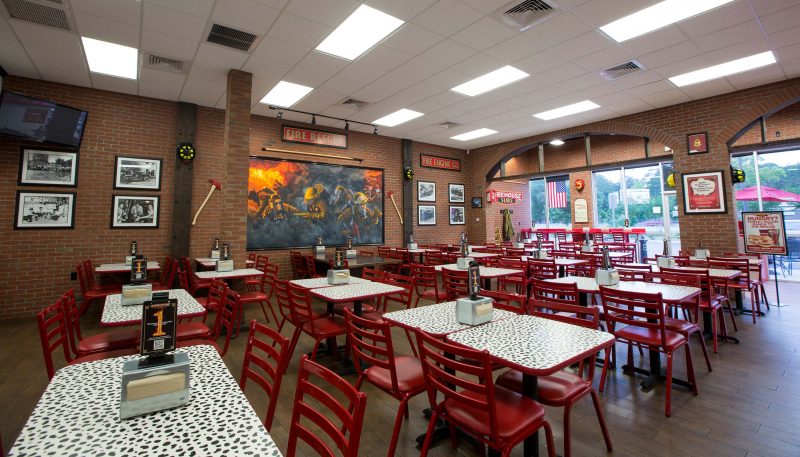 Firehouse Subs seating
